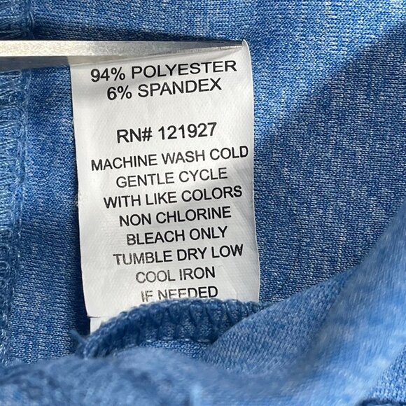 Johnnie-O Men's Liberty Denny PREP-FORMANCE Quarter-Zip Vest Blue Mens XL - Picture 3 of 8